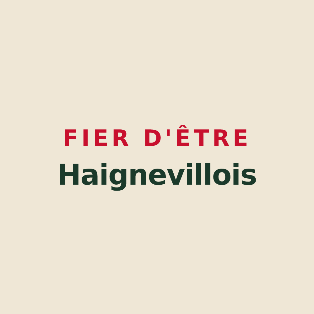 Tote bag « Fier d'être Haignevillois » — design pour Haigneville