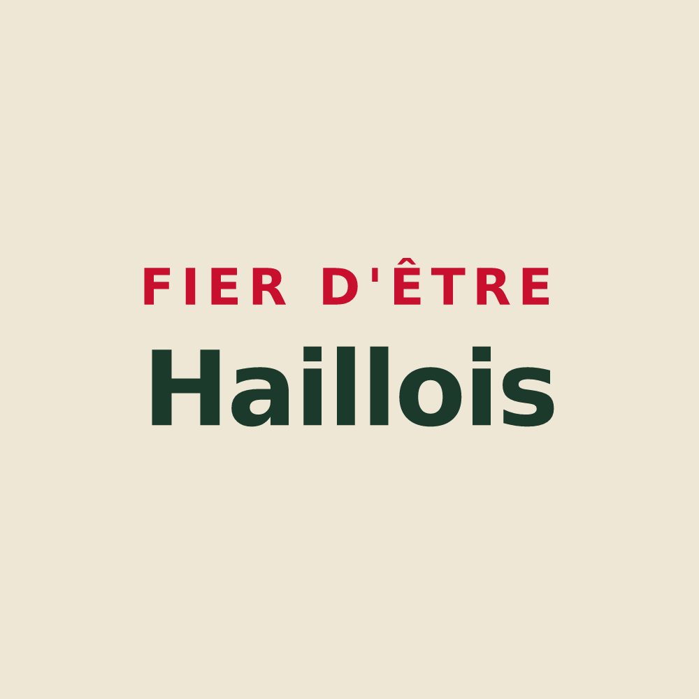 Tote bag « Fier d'être Haillois » — design pour Hailles