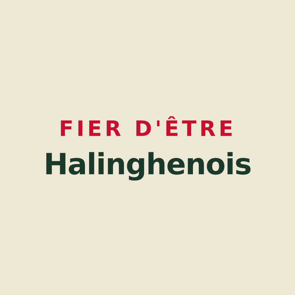 Tote bag « Fier d'être Halinghenois » — design pour Halinghen