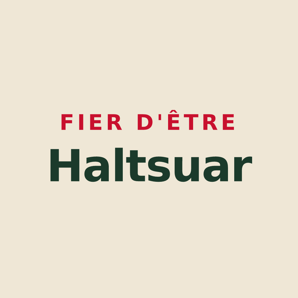 Tote bag « Fier d'être Haltsuar » — design pour Halsou