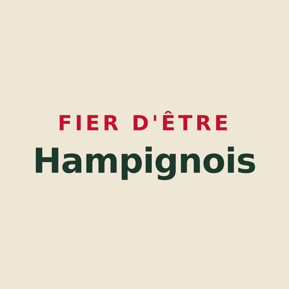 Tote bag « Fier d'être Hampignois » — design pour Hampigny