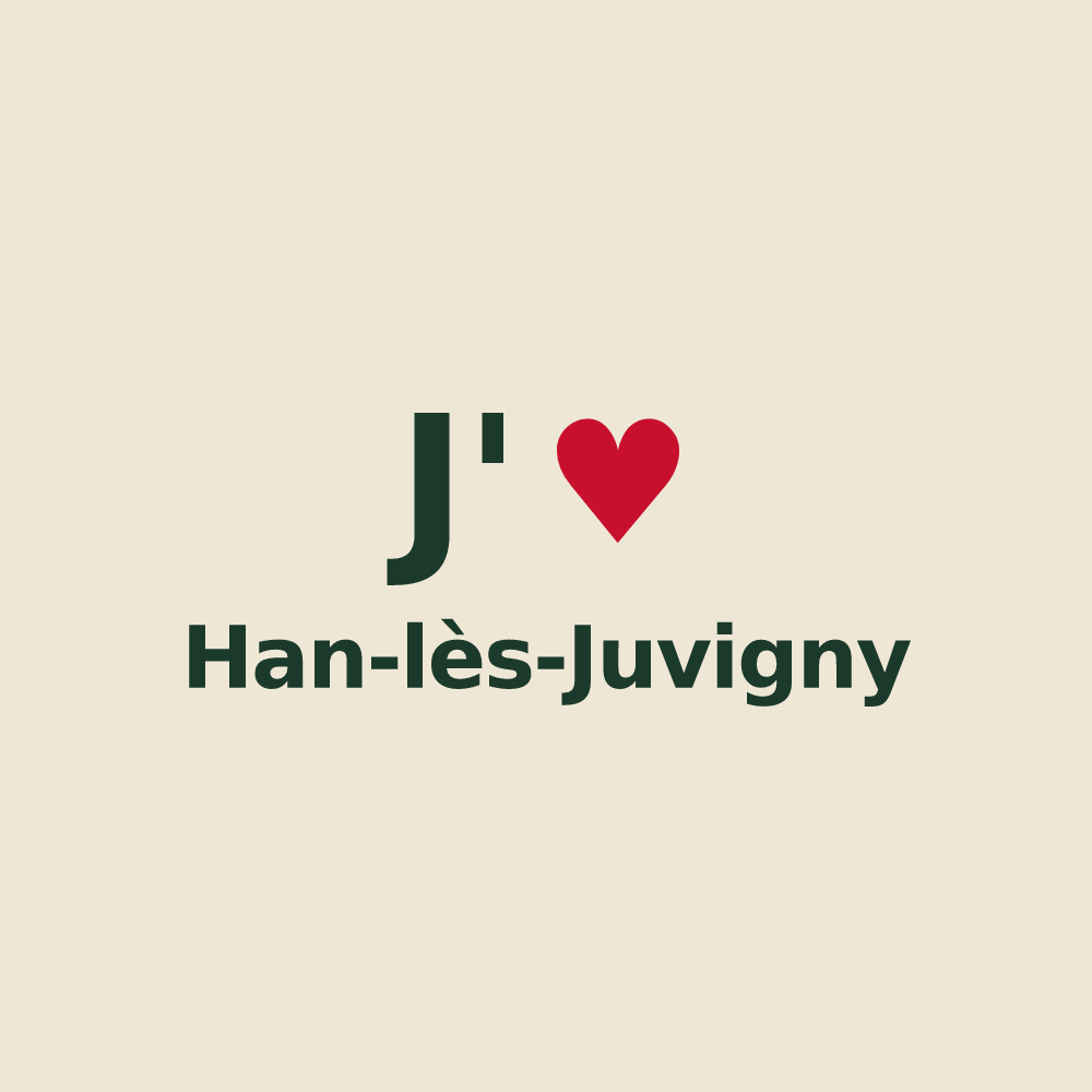 Tote bag personnalisé Han-lès-Juvigny — design J'aime Han-lès-Juvigny