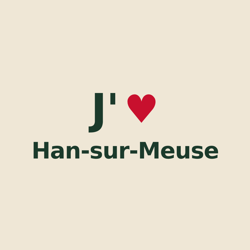 Tote bag personnalisé Han-sur-Meuse — design J'aime Han-sur-Meuse