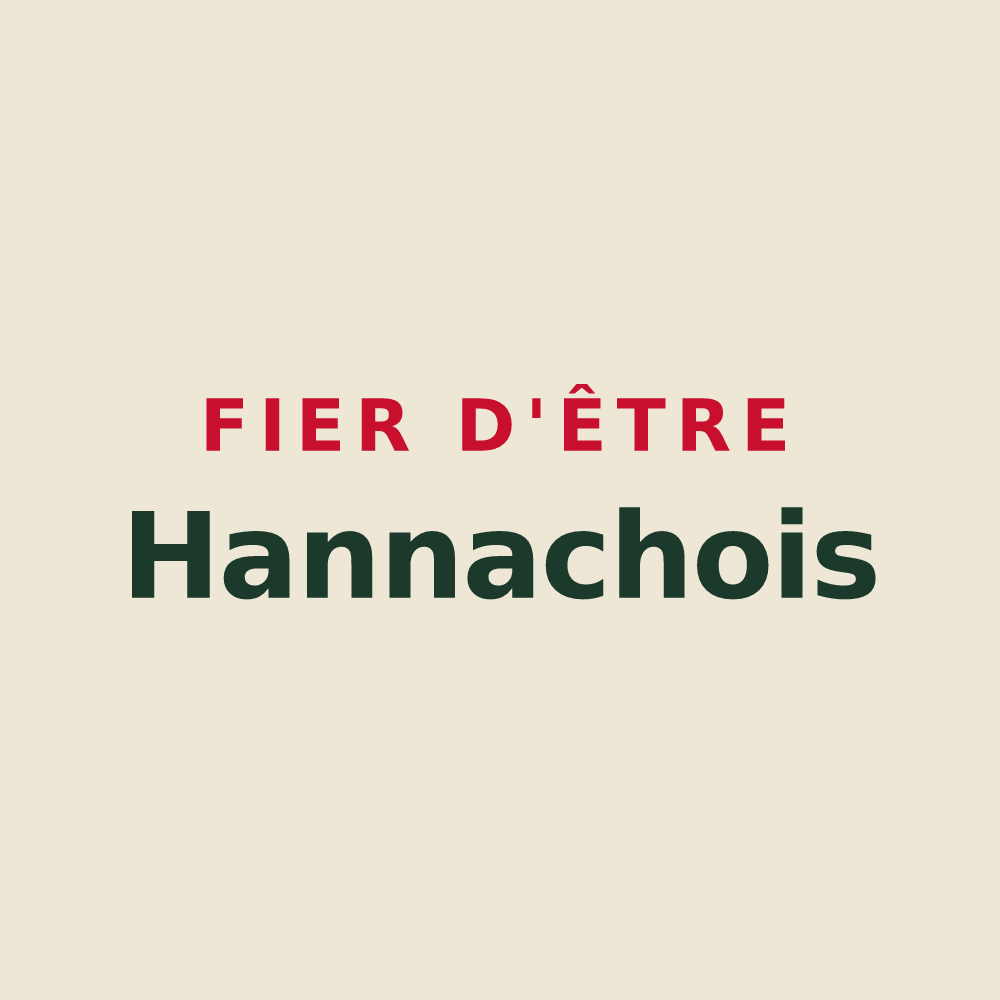 Tote bag « Fier d'être Hannachois » — design pour Hannaches
