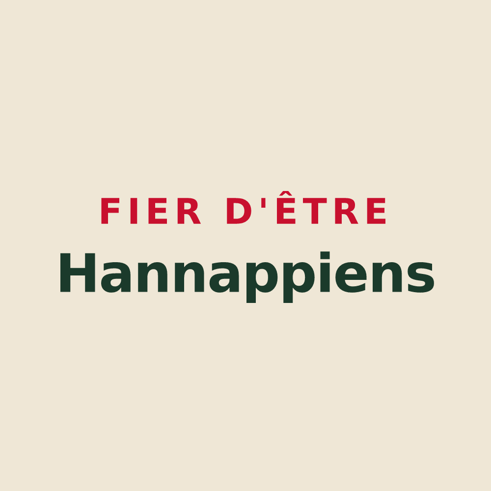 Tote bag « Fier d'être Hannappiens » — design pour Hannappes