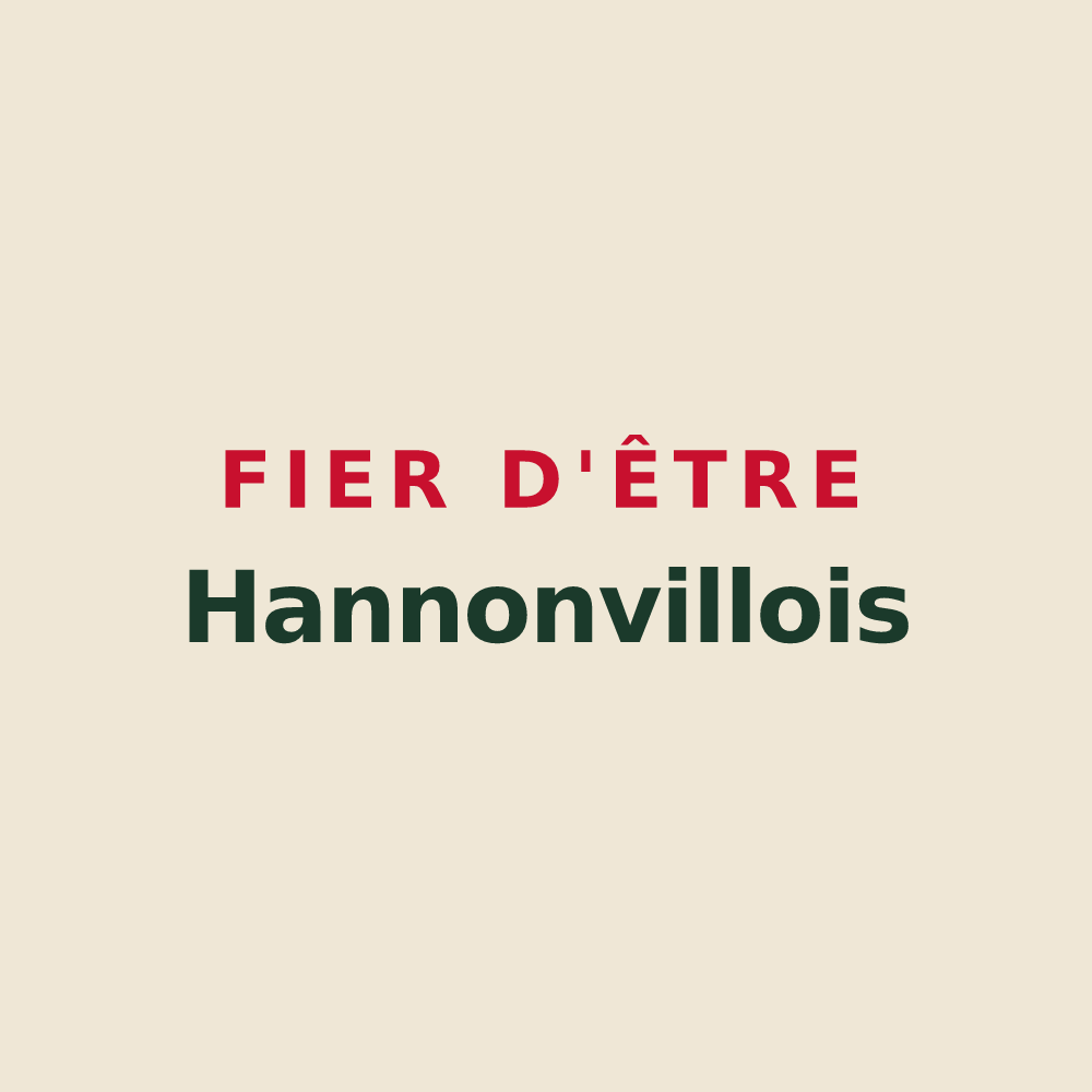 Tote bag « Fier d'être Hannonvillois » — design pour Hannonville-Suzémont