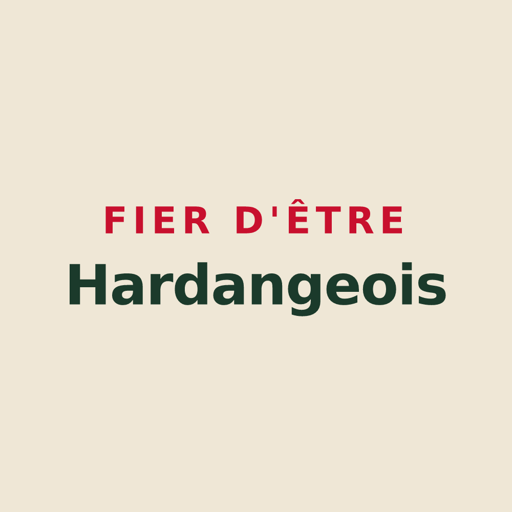 Tote bag « Fier d'être Hardangeois » — design pour Hardanges