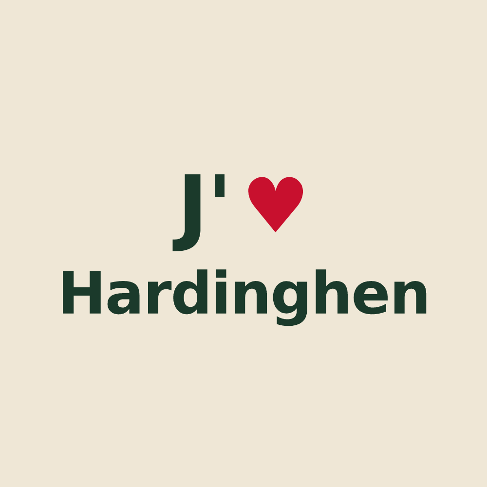 Tote bag personnalisé Hardinghen — design J'aime Hardinghen