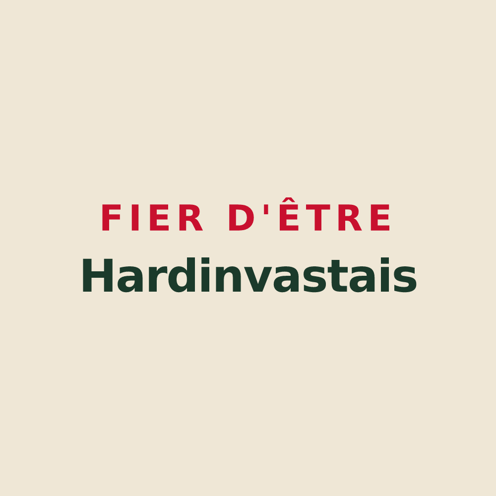 Tote bag « Fier d'être Hardinvastais » — design pour Hardinvast