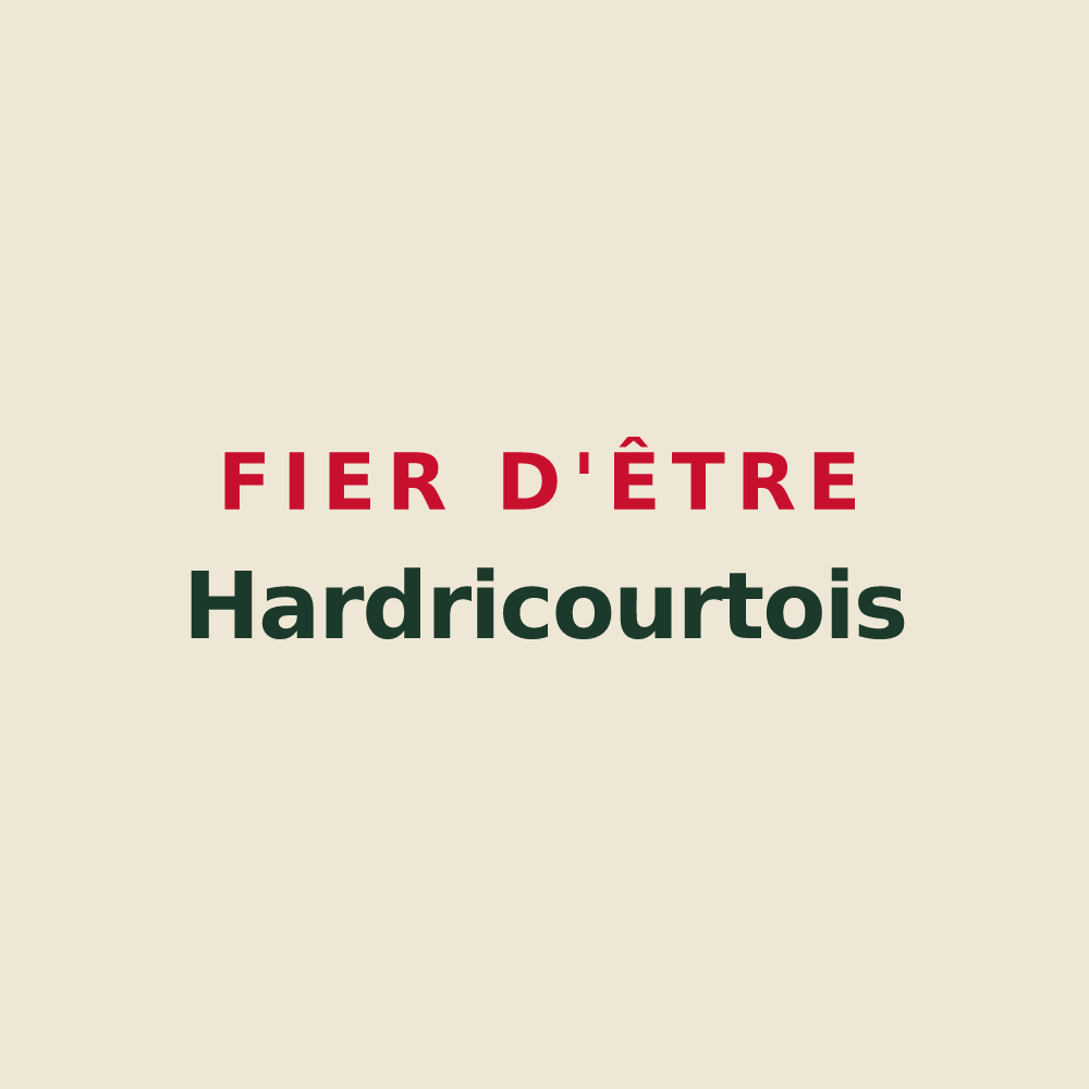 Tote bag « Fier d'être Hardricourtois » — design pour Hardricourt