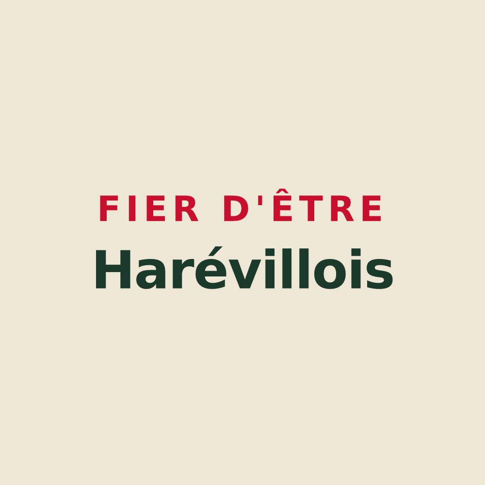 Tote bag « Fier d'être Harévillois » — design pour Haréville