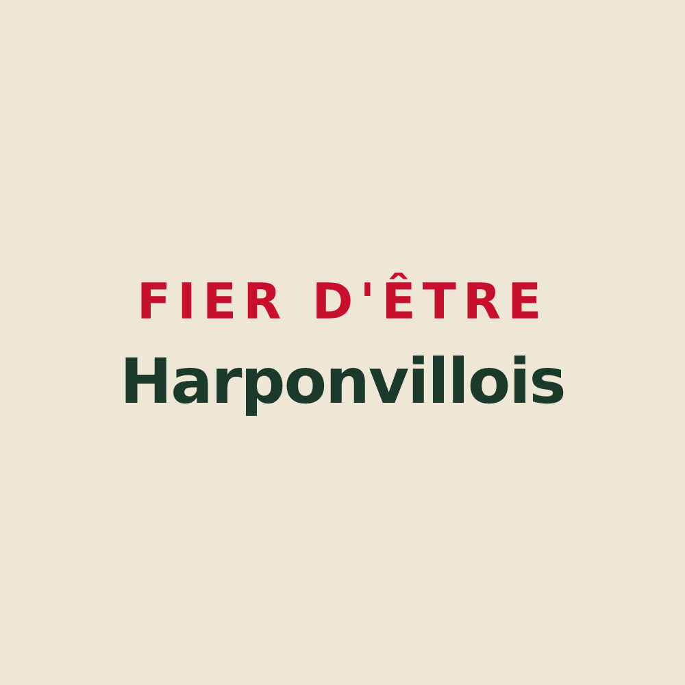 Tote bag « Fier d'être Harponvillois » — design pour Harponville