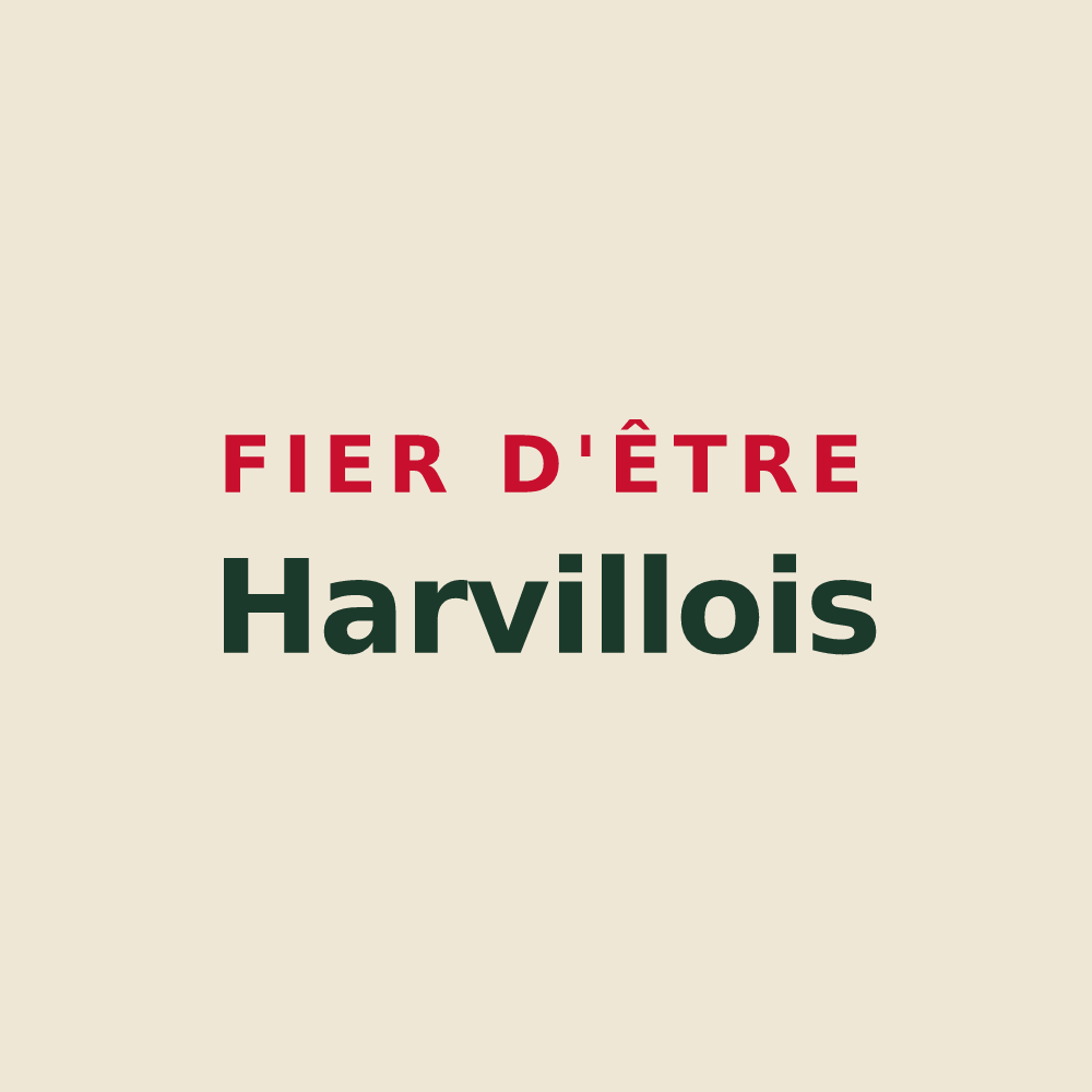 Tote bag « Fier d'être Harvillois » — design pour Harville