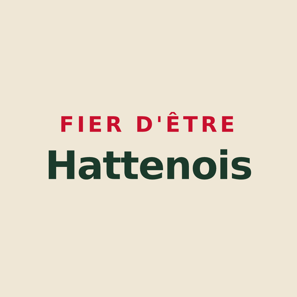 Tote bag « Fier d'être Hattenois » — design pour Hatten