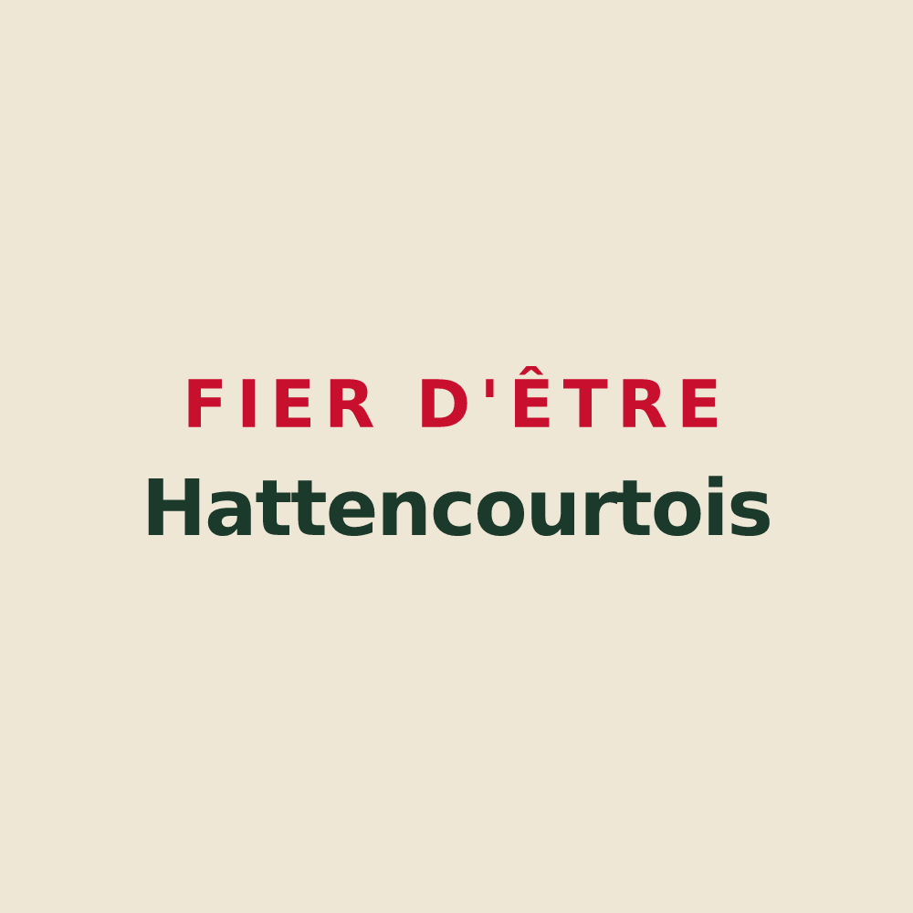 Tote bag « Fier d'être Hattencourtois » — design pour Hattencourt