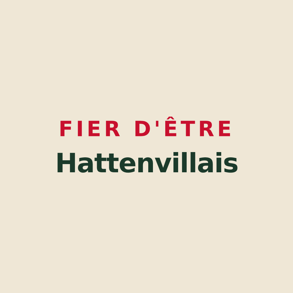 Tote bag « Fier d'être Hattenvillais » — design pour Hattenville
