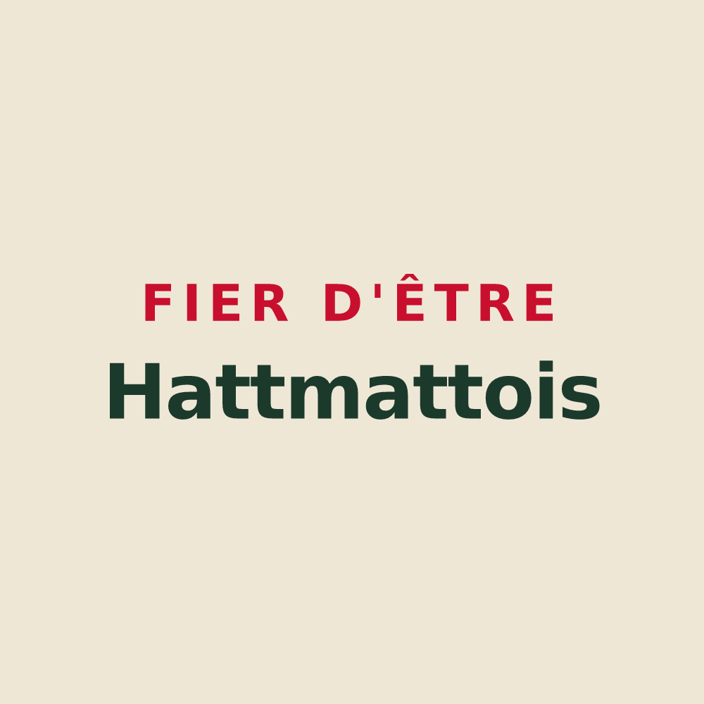 Tote bag « Fier d'être Hattmattois » — design pour Hattmatt