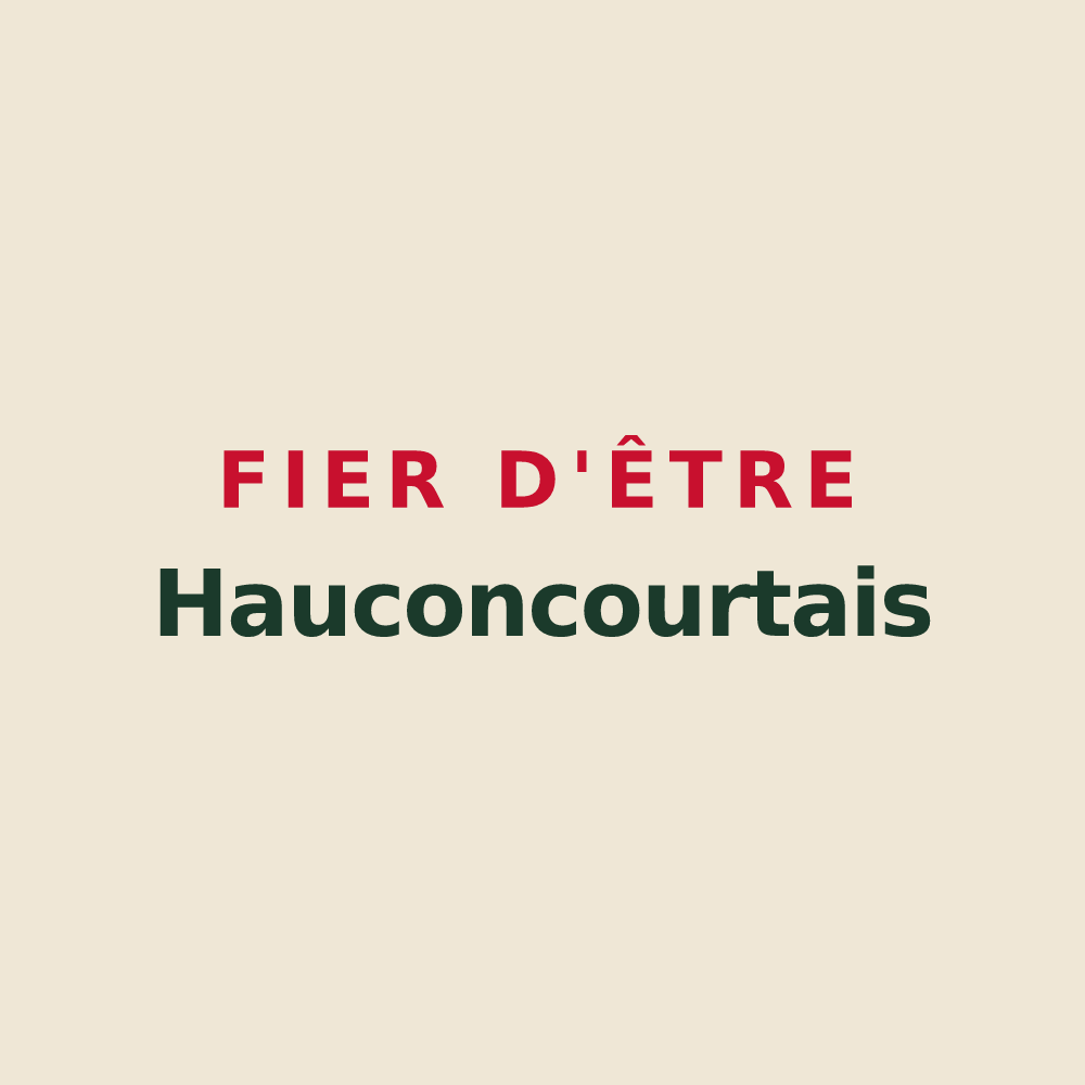 Tote bag « Fier d'être Hauconcourtais » — design pour Hauconcourt