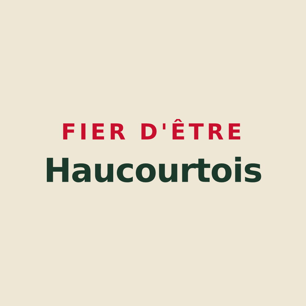 Tote bag « Fier d'être Haucourtois » — design pour Haucourt