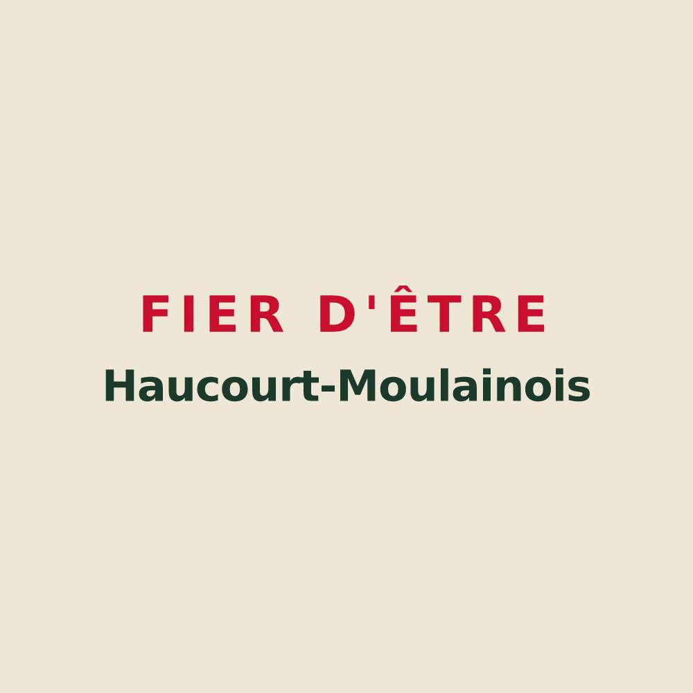 Tote bag « Fier d'être Haucourt-Moulainois » — design pour Haucourt-Moulaine