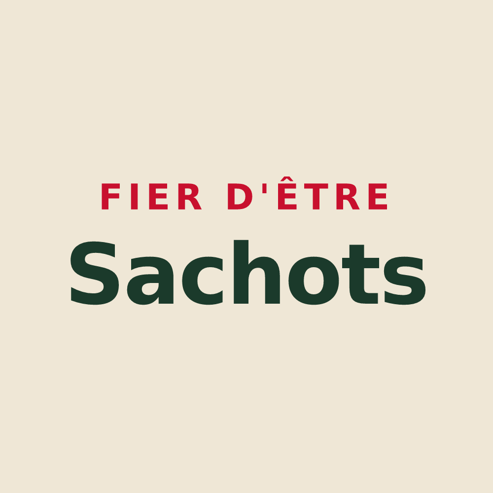 Tote bag « Fier d'être Sachots » — design pour Haumont-près-Samogneux
