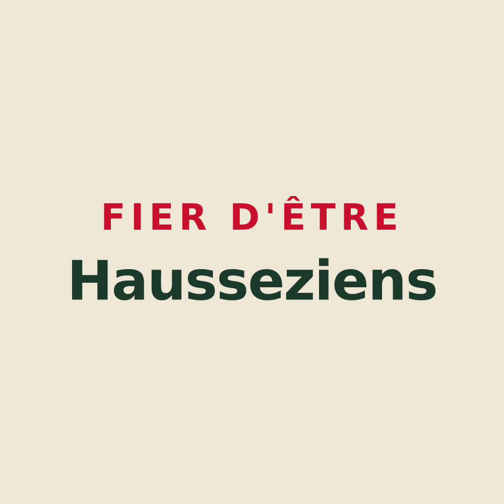 Tote bag « Fier d'être Hausseziens » — design pour Haussez