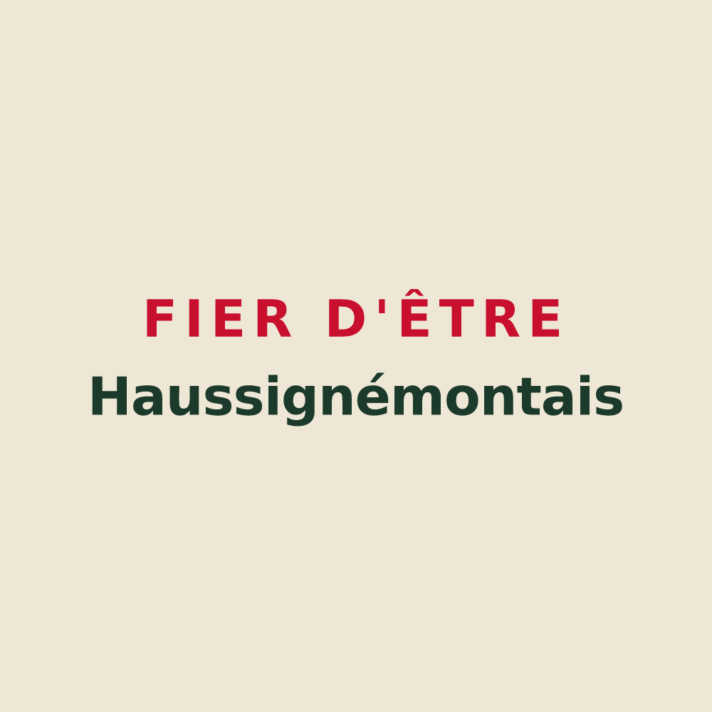 Tote bag « Fier d'être Haussignémontais » — design pour Haussignémont