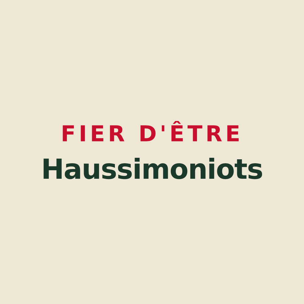Tote bag « Fier d'être Haussimoniots » — design pour Haussimont