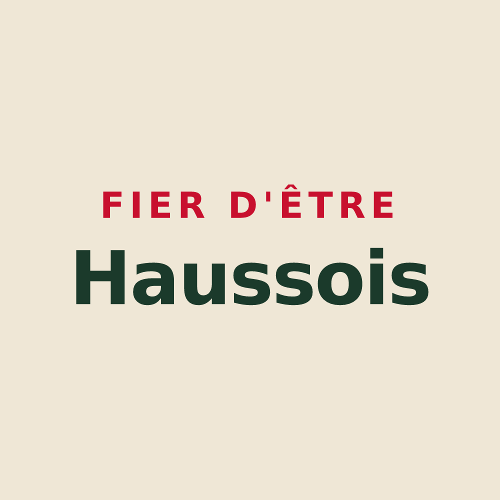 Tote bag « Fier d'être Haussois » — design pour Haussy