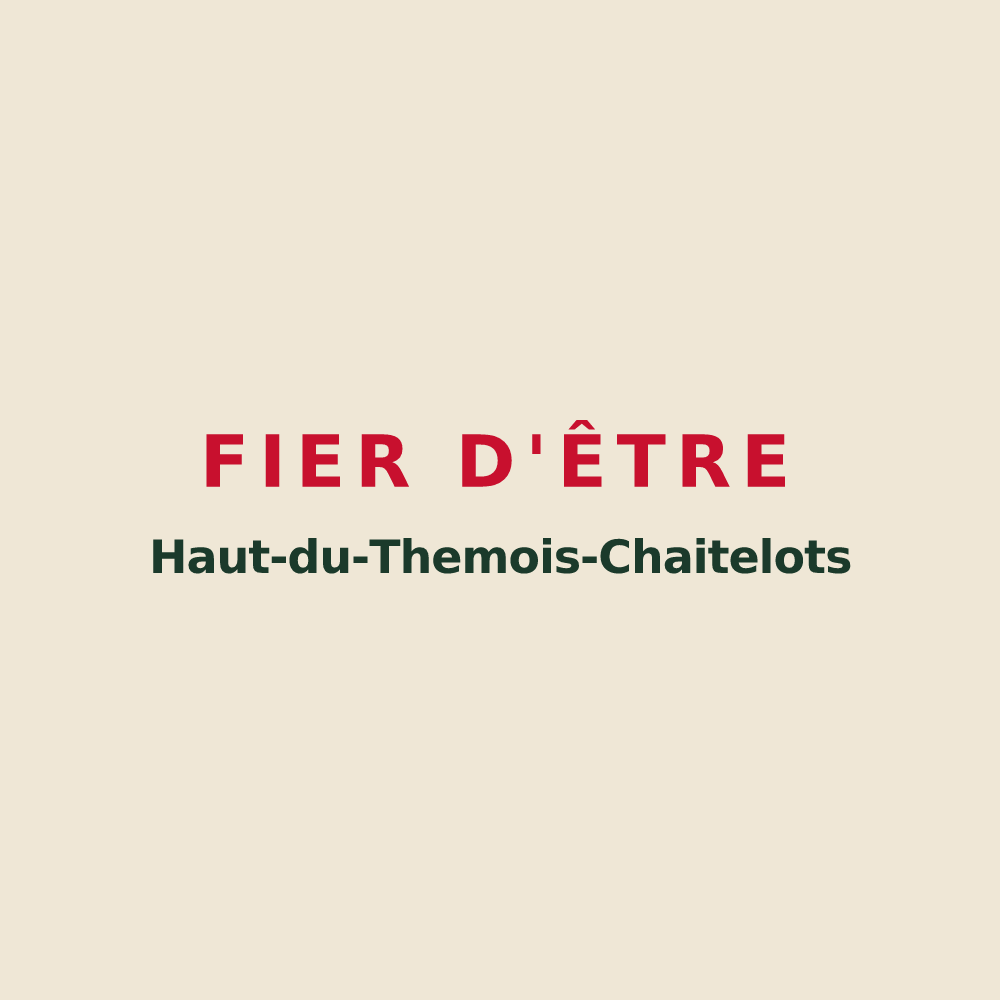 Tote bag « Fier d'être Haut-du-Themois-Chaitelots » — design pour Haut-du-Them-Château-Lambert