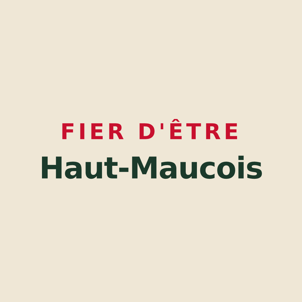 Tote bag « Fier d'être Haut-Maucois » — design pour Haut-Mauco