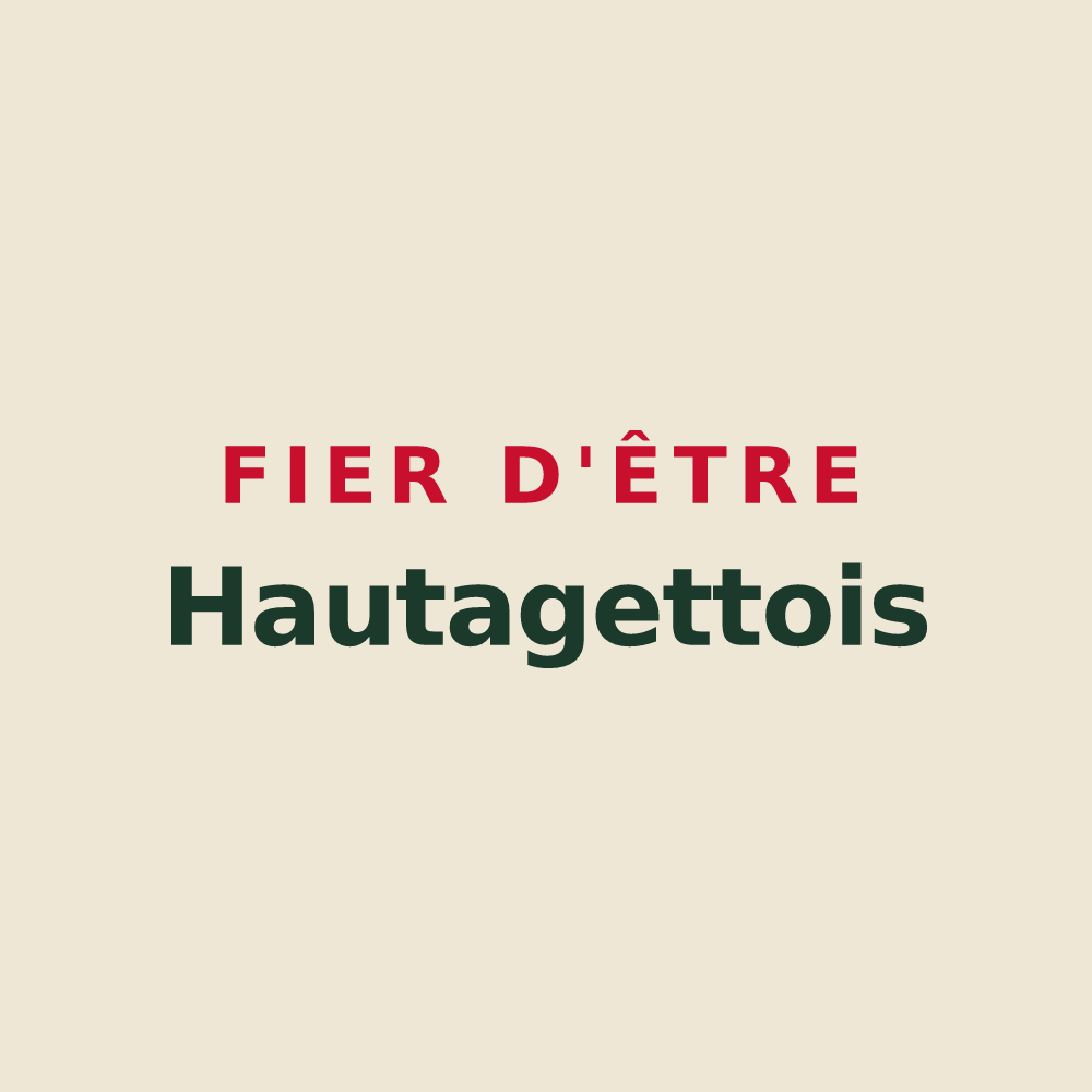 Tote bag « Fier d'être Hautagettois » — design pour Hautaget
