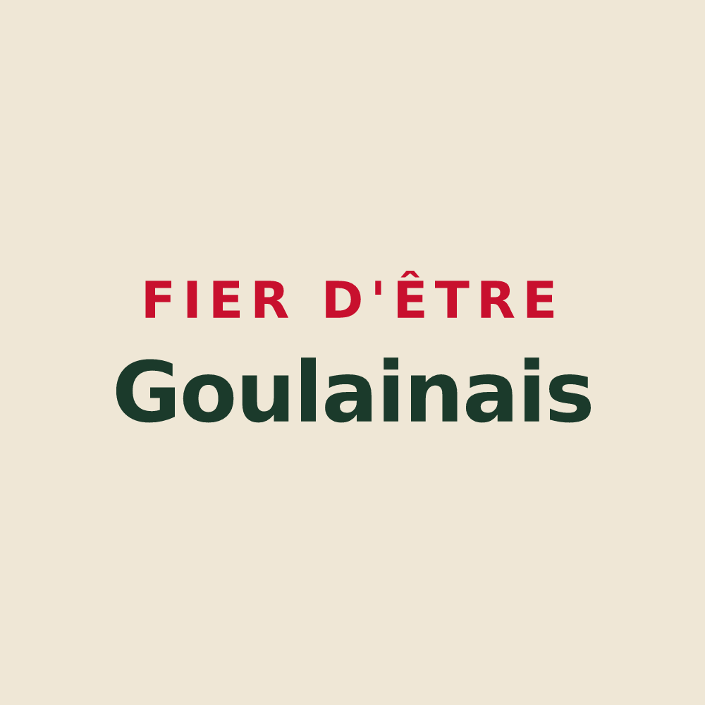Tote bag « Fier d'être Goulainais » — design pour Haute-Goulaine