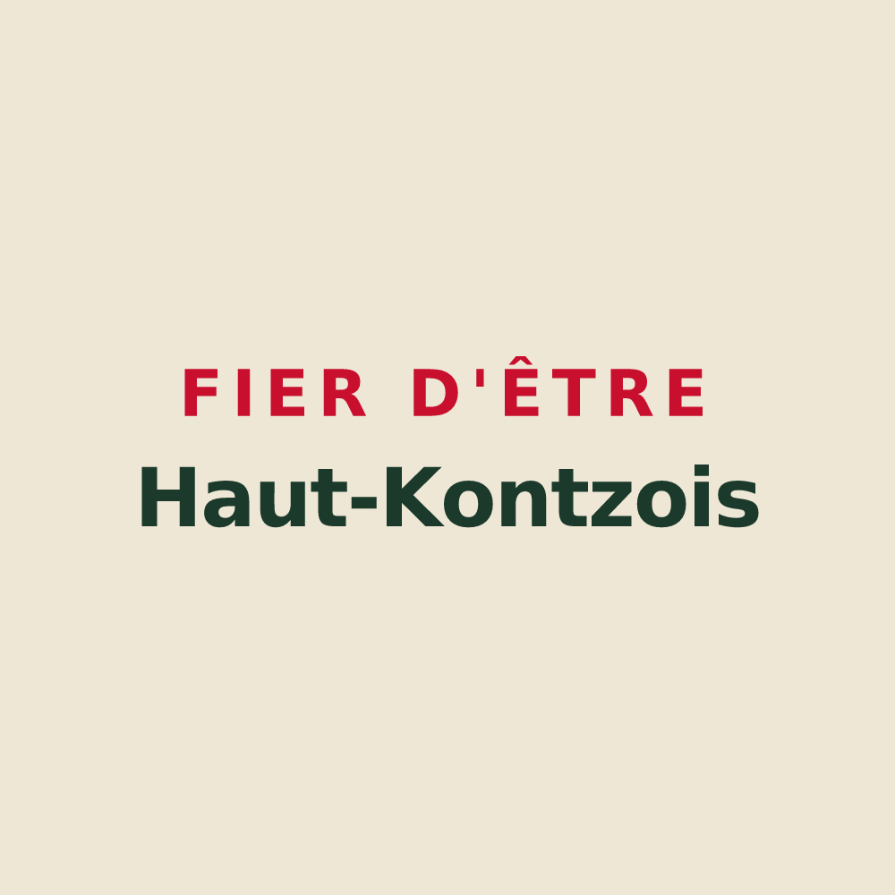 Tote bag « Fier d'être Haut-Kontzois » — design pour Haute-Kontz