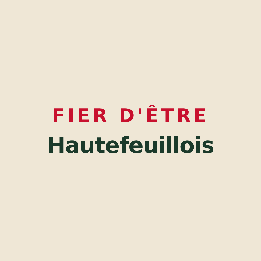 Tote bag « Fier d'être Hautefeuillois » — design pour Hautefeuille
