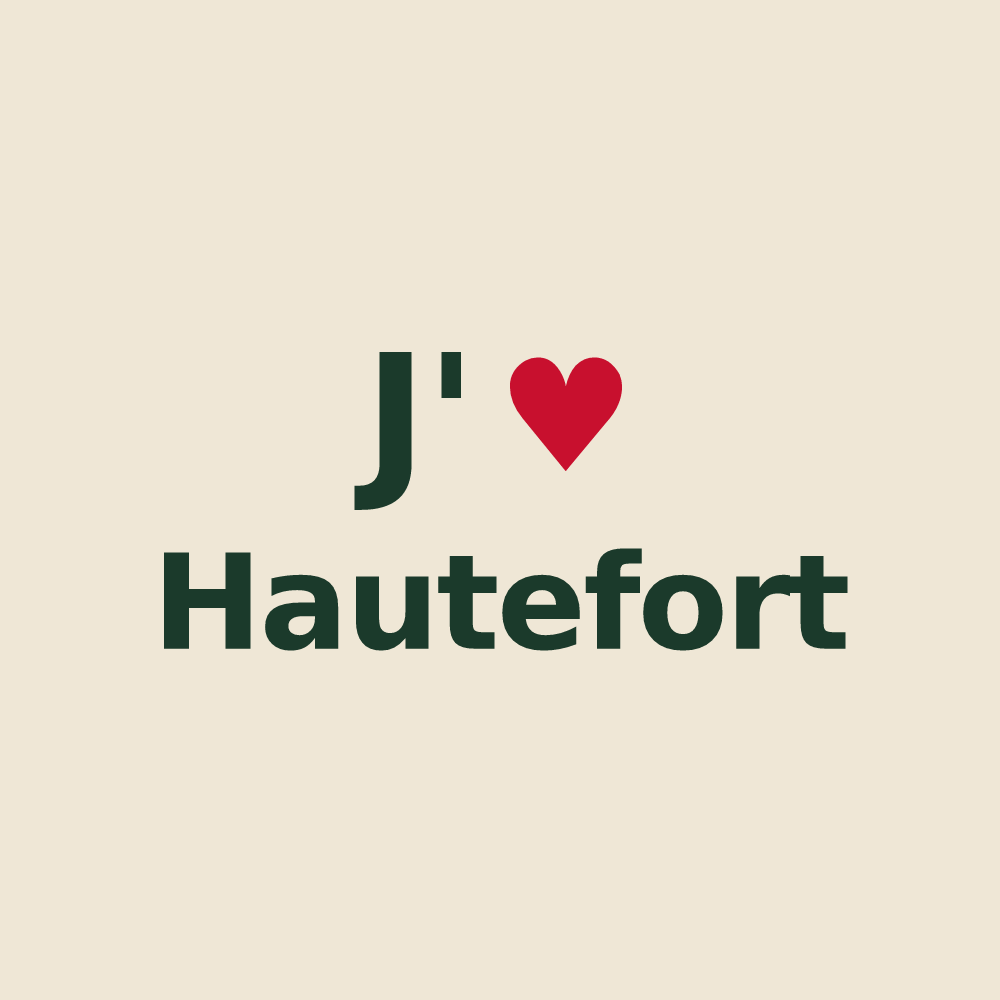 Tote bag personnalisé Hautefort — design J'aime Hautefort