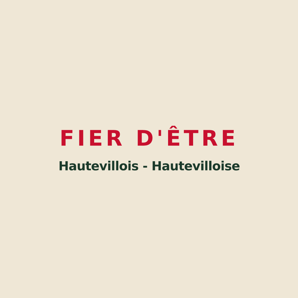 Tote bag « Fier d'être Hautevillois - Hautevilloise » — design pour Hauteville-lès-Dijon