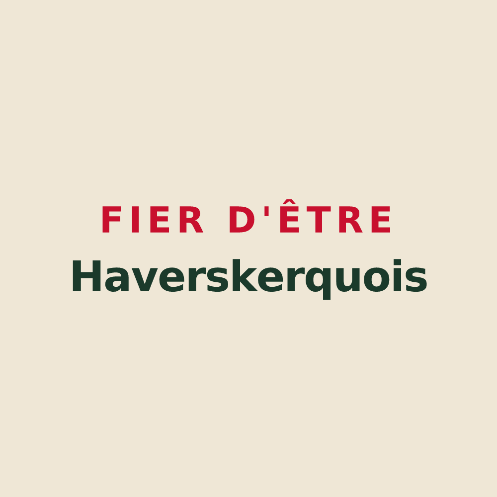Tote bag « Fier d'être Haverskerquois » — design pour Haverskerque