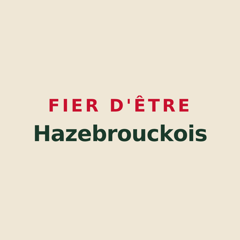 Tote bag « Fier d'être Hazebrouckois » — design pour Hazebrouck