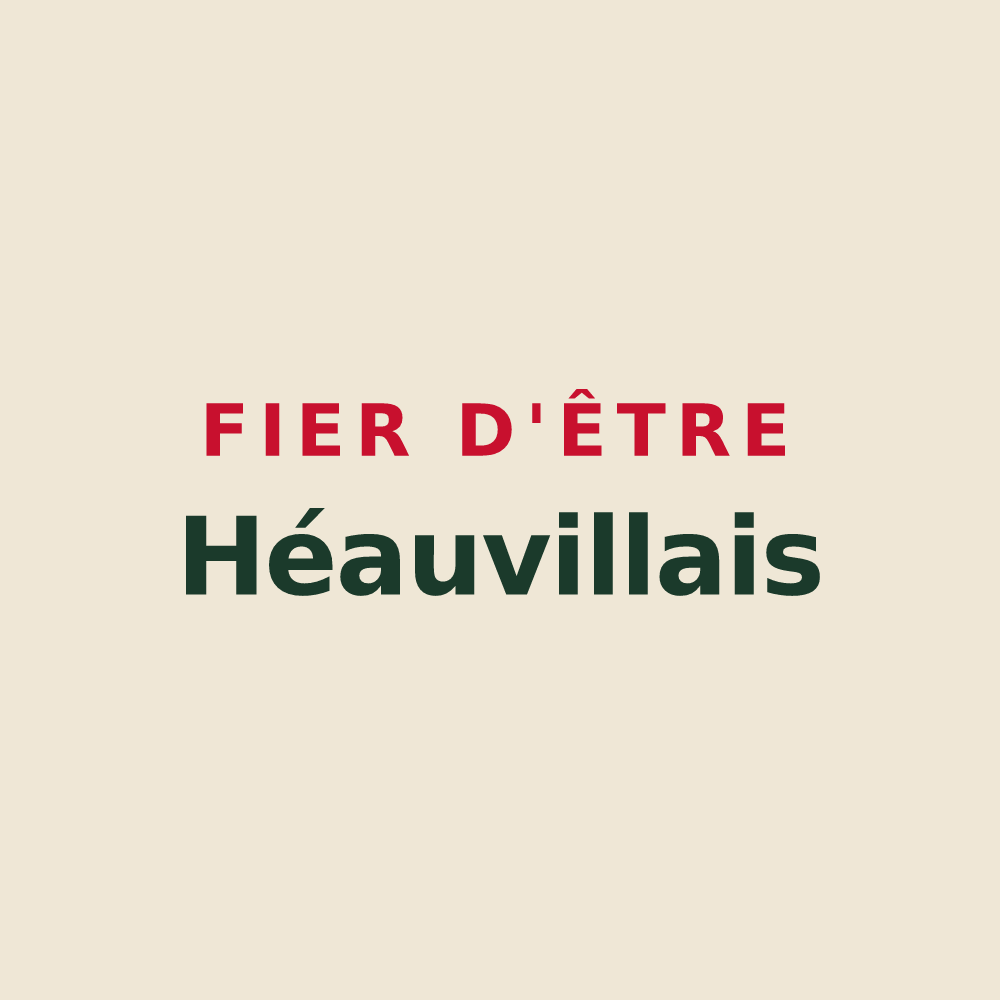 Tote bag « Fier d'être Héauvillais » — design pour Héauville