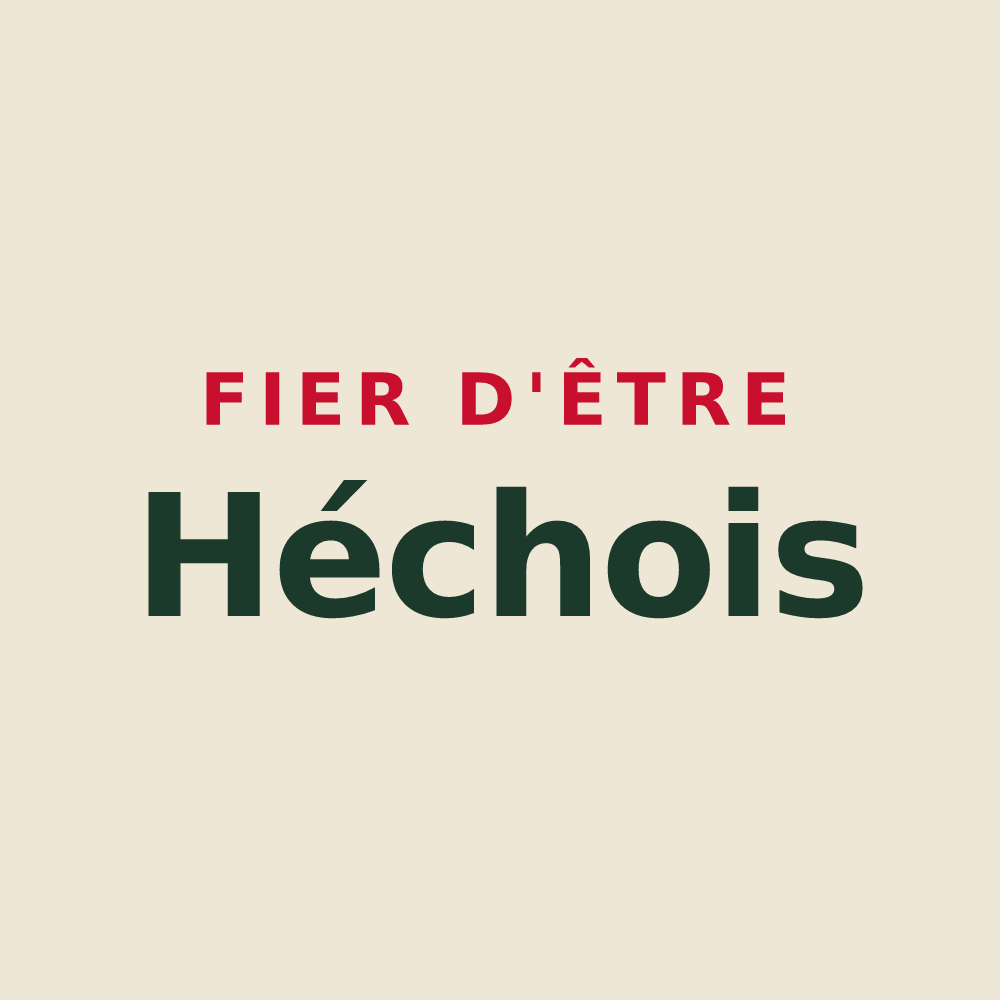 Tote bag « Fier d'être Héchois » — design pour Hèches