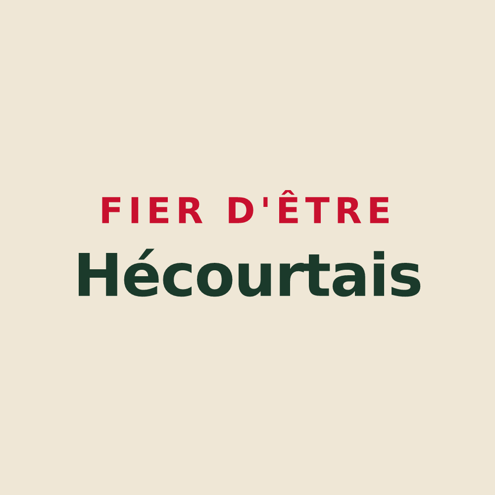 Tote bag « Fier d'être Hécourtais » — design pour Hécourt
