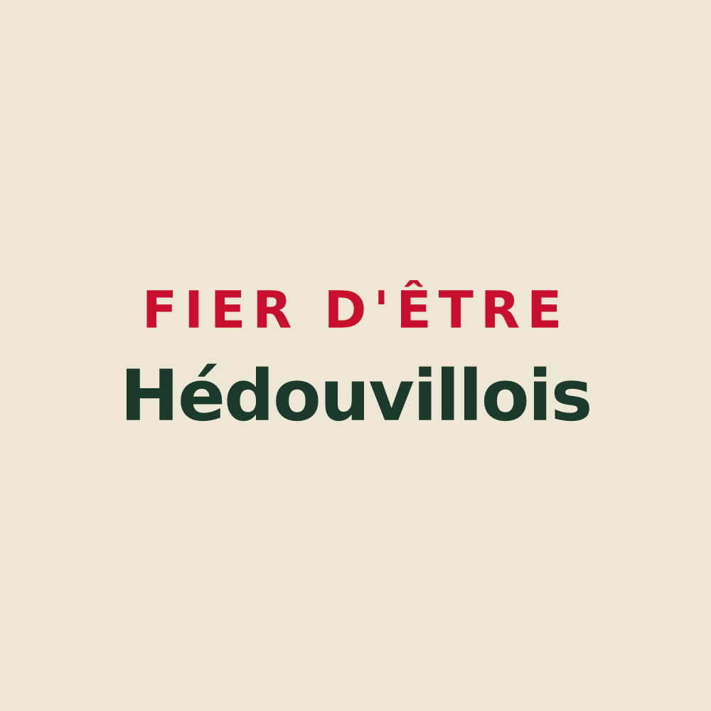 Tote bag « Fier d'être Hédouvillois » — design pour Hédouville