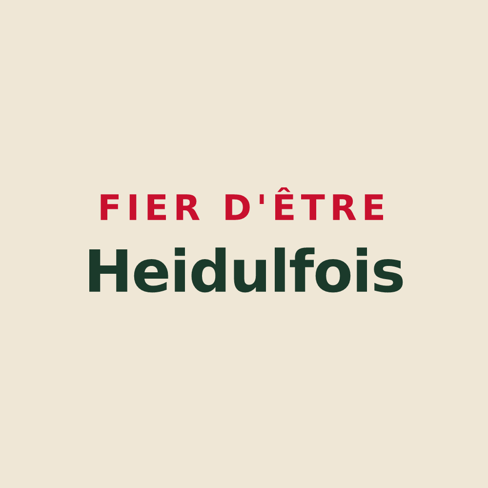 Tote bag « Fier d'être Heidulfois » — design pour Heidolsheim
