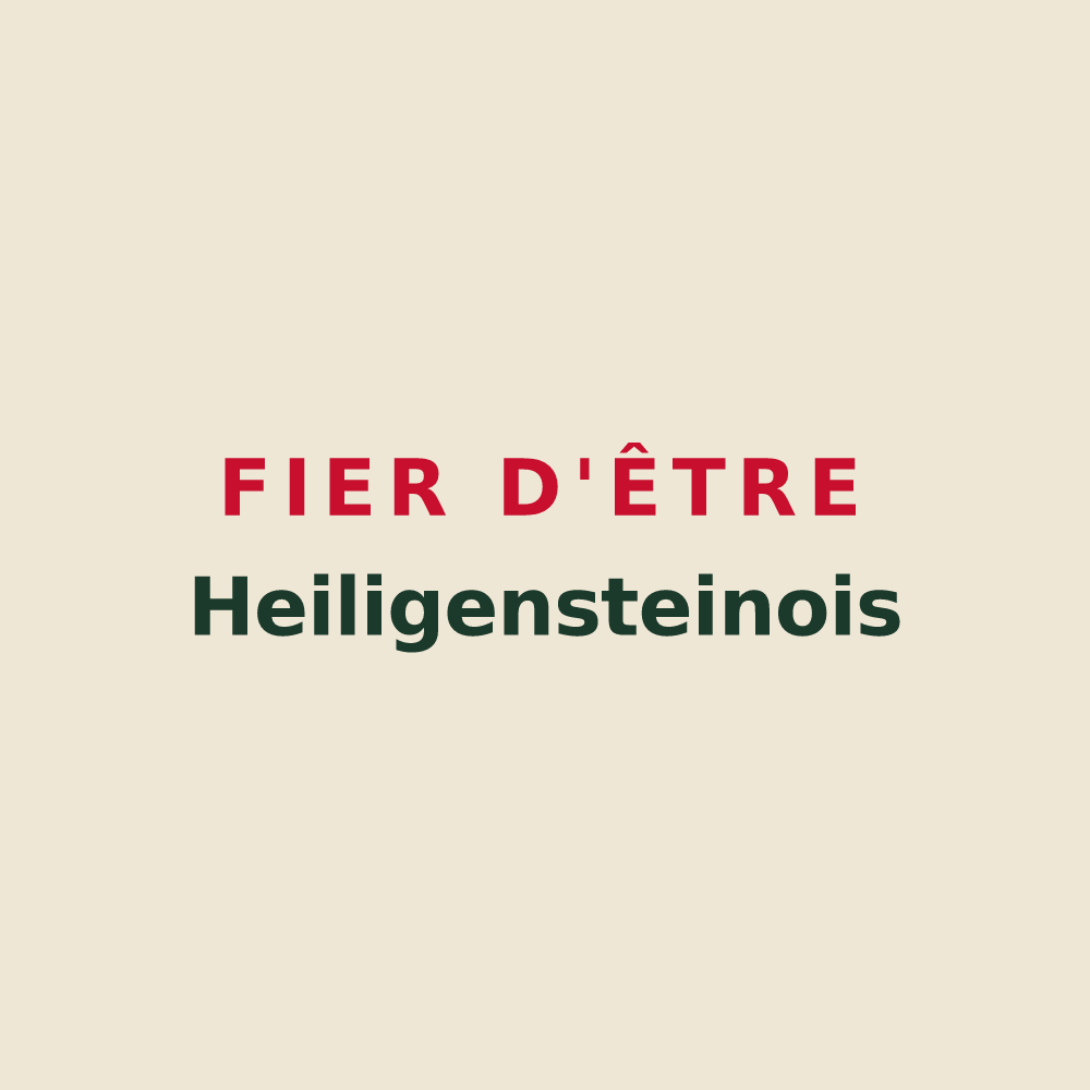Tote bag « Fier d'être Heiligensteinois » — design pour Heiligenstein