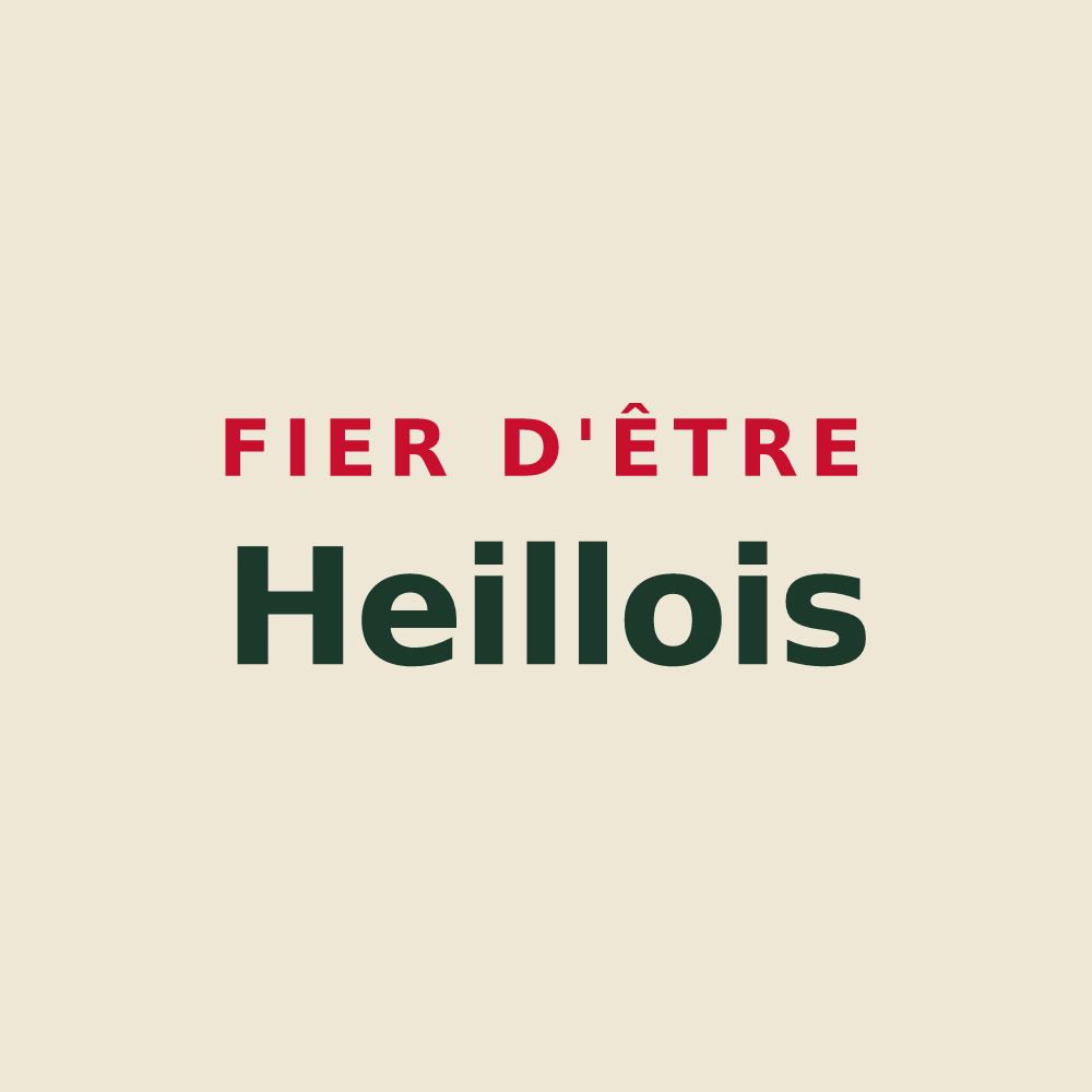 Tote bag « Fier d'être Heillois » — design pour Heilles
