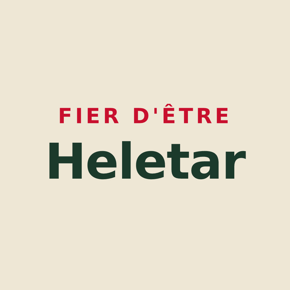 Tote bag « Fier d'être Heletar » — design pour Hélette