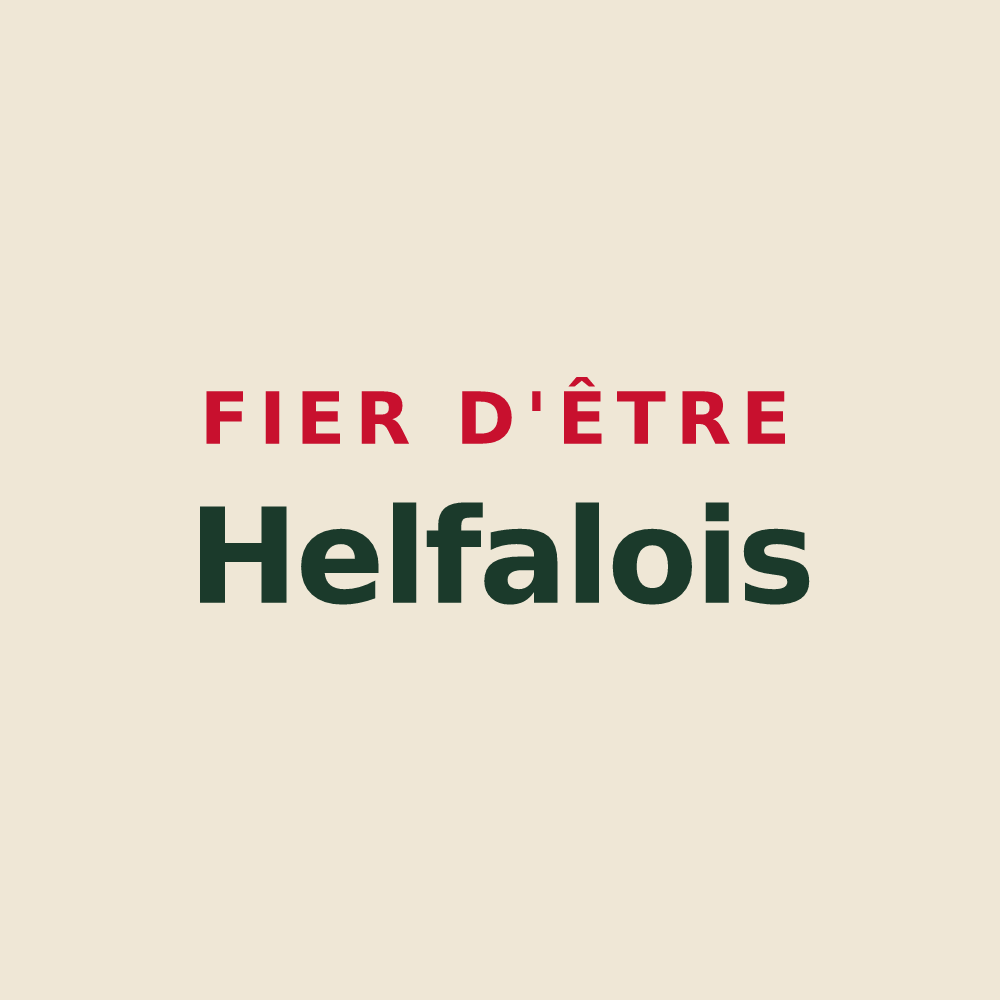 Tote bag « Fier d'être Helfalois » — design pour Helfaut