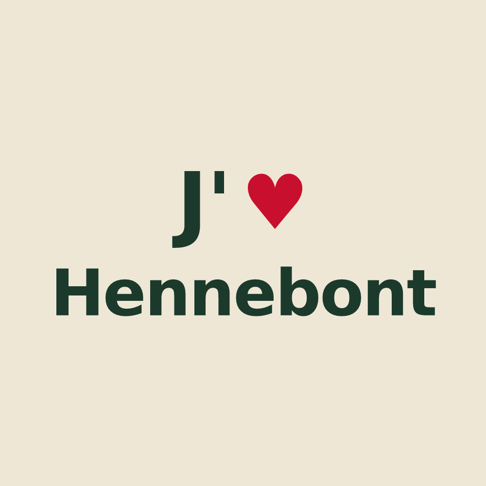 Tote bag personnalisé Hennebont — design J'aime Hennebont