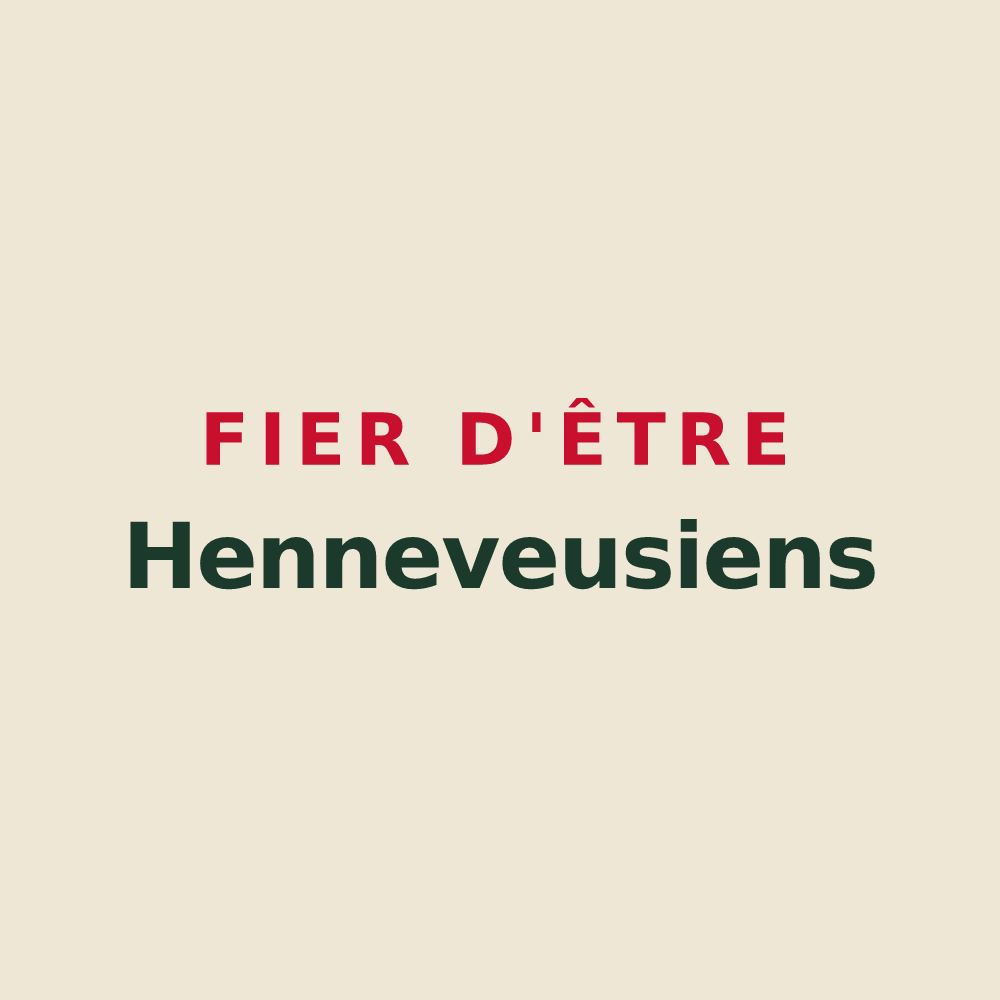 Tote bag « Fier d'être Henneveusiens » — design pour Henneveux